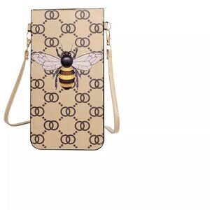 Phone Crossbody Luxe Bee Brown Bag for Women